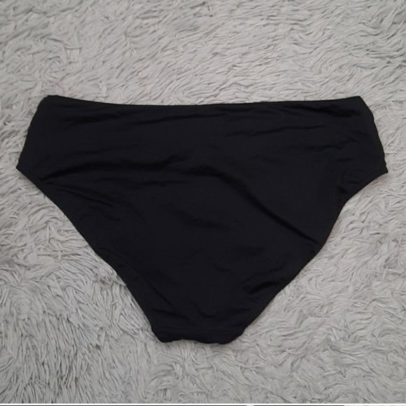 SEA LEVEL AUSTRALIA Black Mid Bikini Bottom 8 - Picture 5 of 7